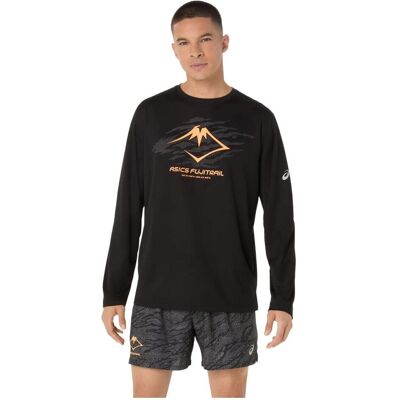 ASICS Performance, Herren, Sportshirt, Fujitrail Logo Langarm-Oberteil Schwarz (L), Schwarz, L ASICS Performance, Herren, Sportshirt, Fujitrail Logo Langarm-Oberteil Schwarz (L), Schwarz, L