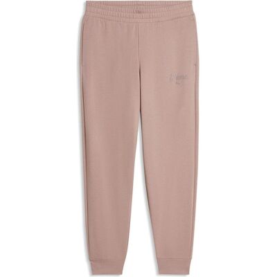 Puma Damen, Sporthose, ESS SCRIPT Comfort Sweatpants TR cl (M), Beige Puma Damen, Sporthose, ESS SCRIPT Comfort Sweatpants TR cl (M), Beige