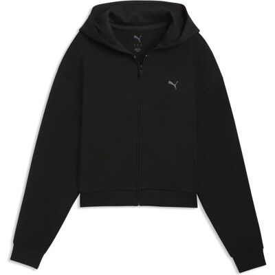 Puma Damen, Pullover, W Cloudspun FZ Hoodie, Schwarz, (L) Puma Damen, Pullover, W Cloudspun FZ Hoodie, Schwarz, (L)