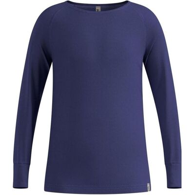 Odlo, Unisex, Funktionsshirt, Active Warm Kids Base Layer Oberteil (104), Blau, 104 Odlo, Unisex, Funktionsshirt, Active Warm Kids Base Layer Oberteil (104), Blau, 104