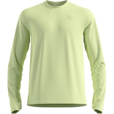 Odlo, Herren, Funktionsshirt, Essentials Thermal Laufshirt mit Rundhalsausschnitt (M), Grün, M Odlo, Herren, Funktionsshirt, Essentials Thermal Laufshirt mit Rundhalsausschnitt (M), Grün, M