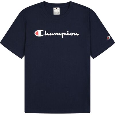 Champion, Herren, Sportshirt, Koszulka męska SS Tee granatowa 220256 BS501 S (S), Blau, S Champion, Herren, Sportshirt, Koszulka męska SS Tee granatowa 220256 BS501 S (S), Blau, S