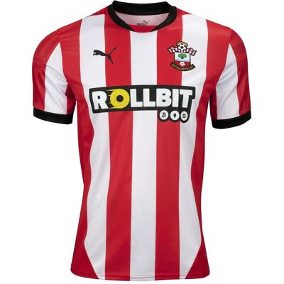 Puma Herren, Fussballtrikot, Southampton FC Home Jersey (XL), Rot, Weiss, Schwarz, XL Puma Herren, Fussballtrikot, Southampton FC Home Jersey (XL), Rot, Weiss, Schwarz, XL