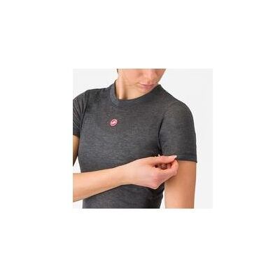 Castelli, Damen, Funktionsshirt, Medio Base Layer W Short Sleeve (L), Grau, L Castelli, Damen, Funktionsshirt, Medio Base Layer W Short Sleeve (L), Grau, L
