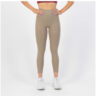 Rogelli Felicity Beigefarbene Hochtaillierte Sportleggings - Leggings Rogelli Felicity Beigefarbene Hochtaillierte Sportleggings - Leggings