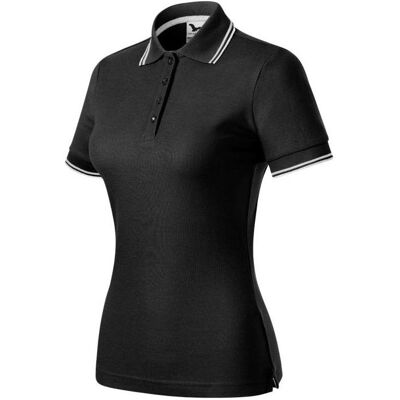 Malfini, Damen, Shirts, Focus W MLI-23301 Polo Shirt, Schwarz, (S) Malfini, Damen, Shirts, Focus W MLI-23301 Polo Shirt, Schwarz, (S)