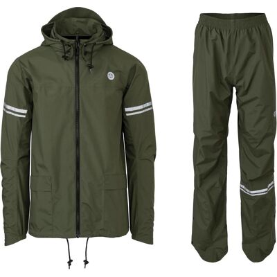 Agu, Unisex, Velojacke, Original Regenpak Essential - Army Green - S - Dames & Heren - Waterdicht & Ademend (S), Grün, S Agu, Unisex, Velojacke, Original Regenpak Essential - Army Green - S - Dames & Heren - Waterdicht & Ademend (S), Grün, S