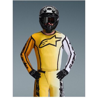 Alpinestars, Herren, Velotrikot, Jersey Fluid Apex Yellow (XL), Gelb, XL Alpinestars, Herren, Velotrikot, Jersey Fluid Apex Yellow (XL), Gelb, XL