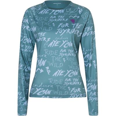 Endura, Damen, Velotrikot, Singletrack Print L/S Damen Trikot (M), Grün, M Endura, Damen, Velotrikot, Singletrack Print L/S Damen Trikot (M), Grün, M