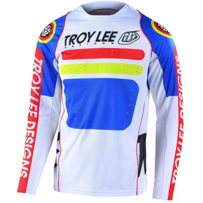 Troy Lee Designs, Unisex, Velotrikot, Sprint Jersey, Drop In, white, youth XL SALE (XL), Weiss, XL Troy Lee Designs, Unisex, Velotrikot, Sprint Jersey, Drop In, white, youth XL SALE (XL), Weiss, XL