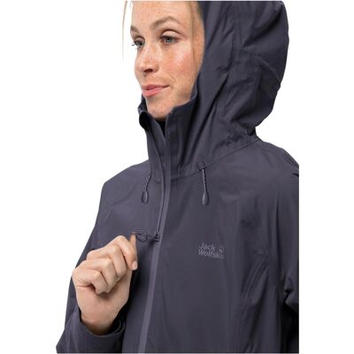 Jack Wolfskin, Damen, Regenjacken, Highest Peak Jacket W, Grau, (M) Jack Wolfskin, Damen, Regenjacken, Highest Peak Jacket W, Grau, (M)