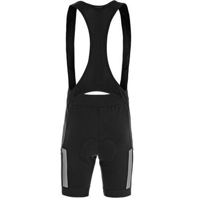 Fjällräven, Herren, Shorts, Hoja Bib Shorts Trägerhose, Schwarz, Beige, (S) Fjällräven, Herren, Shorts, Hoja Bib Shorts Trägerhose, Schwarz, Beige, (S)