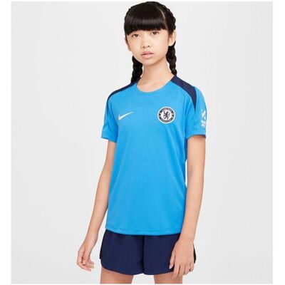 Nike, Jungen, Sportshirt, Chelsea FC Strike Top Kinder T-Shirt (M), Blau, M Nike, Jungen, Sportshirt, Chelsea FC Strike Top Kinder T-Shirt (M), Blau, M