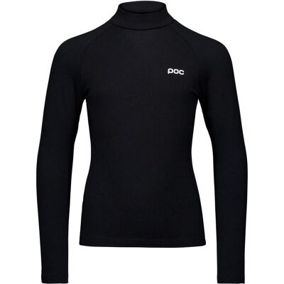 Poc, Jungen, Funktionsshirt, Y's Layer Merino Mock Neck Jersey (140), Schwarz, 140 Poc, Jungen, Funktionsshirt, Y's Layer Merino Mock Neck Jersey (140), Schwarz, 140