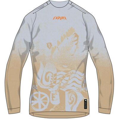 Endura, Damen, Velotrikot, Singletrack Print L/S Damen Trikot (L), Blau, L Endura, Damen, Velotrikot, Singletrack Print L/S Damen Trikot (L), Blau, L
