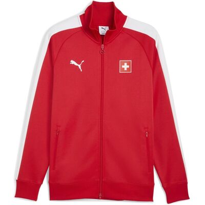 Puma Herren, Laufjacke, SFV T7 Track Jacket (XL), Rot, XL Puma Herren, Laufjacke, SFV T7 Track Jacket (XL), Rot, XL