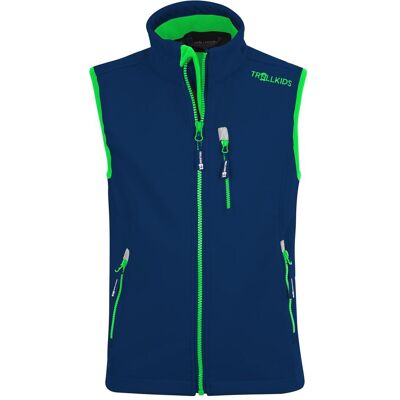 Trollkids, Unisex, Westen, Trollfjord Weste, Blau, (104) Trollkids, Unisex, Westen, Trollfjord Weste, Blau, (104)
