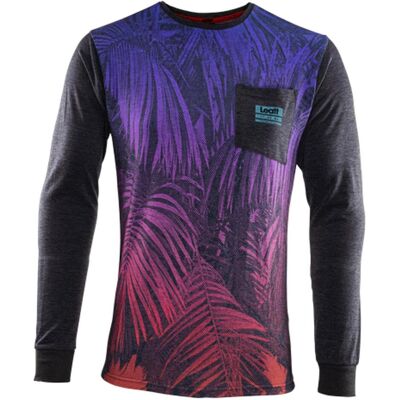 Leatt, Herren, Velotrikot, Long Shirt Premium - Jungle (XL), Schwarz, Blau, Orange, XL Leatt, Herren, Velotrikot, Long Shirt Premium - Jungle (XL), Schwarz, Blau, Orange, XL
