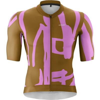 Gonso, Herren, Velotrikot, Road Print (M), Braun, M Gonso, Herren, Velotrikot, Road Print (M), Braun, M