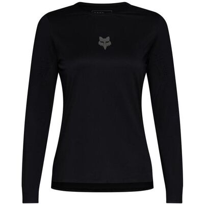 Fox, Damen, Velotrikot, W Flexair Ls Jersey (M), Schwarz, M Fox, Damen, Velotrikot, W Flexair Ls Jersey (M), Schwarz, M
