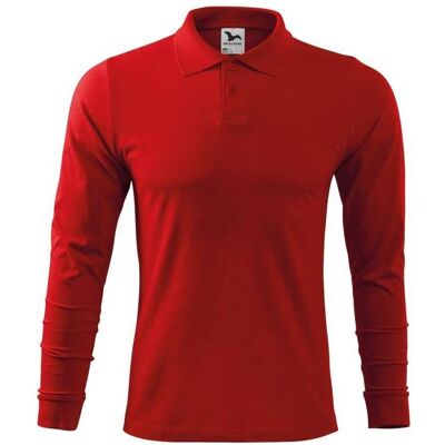 Malfini, Herren, Funktionsshirt, Single J. LS M MLI-21107 red polo shirt (S), Rot, S Malfini, Herren, Funktionsshirt, Single J. LS M MLI-21107 red polo shirt (S), Rot, S