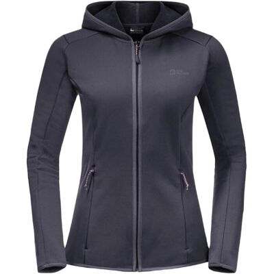 Jack Wolfskin, Damen, Outdoorjacken, Baiselberg Hooded FZ (S), Blau, S Jack Wolfskin, Damen, Outdoorjacken, Baiselberg Hooded FZ (S), Blau, S