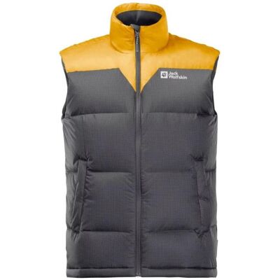 Jack Wolfskin, Herren, Westen, Dna Tundra Down Vest M, Gelb, (XXL) Jack Wolfskin, Herren, Westen, Dna Tundra Down Vest M, Gelb, (XXL)