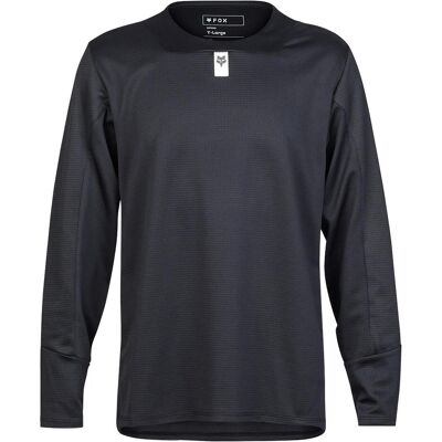 Fox, Herren, Velotrikot, Jersey 24 Yth Defend Ls Blk (116), Schwarz, 116 Fox, Herren, Velotrikot, Jersey 24 Yth Defend Ls Blk (116), Schwarz, 116