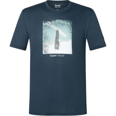 Super Natural, Herren, Funktionsshirt, Header (S), Blau, S Super Natural, Herren, Funktionsshirt, Header (S), Blau, S