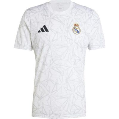 Adidas Herren, Fussballtrikot, Real Madrid Heim-Aufwärmtrikot (L), Weiss, L Adidas Herren, Fussballtrikot, Real Madrid Heim-Aufwärmtrikot (L), Weiss, L