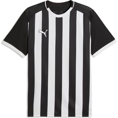 Puma Herren, Sportshirt, teamLIGA26 Striped Jersey (XL), Weiss, Grau, Schwarz, XL Puma Herren, Sportshirt, teamLIGA26 Striped Jersey (XL), Weiss, Grau, Schwarz, XL