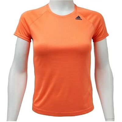 Adidas Damen, Sportshirt, D2M Tee Lose (BS1921 W S) (S), Orange, S Adidas Damen, Sportshirt, D2M Tee Lose (BS1921 W S) (S), Orange, S