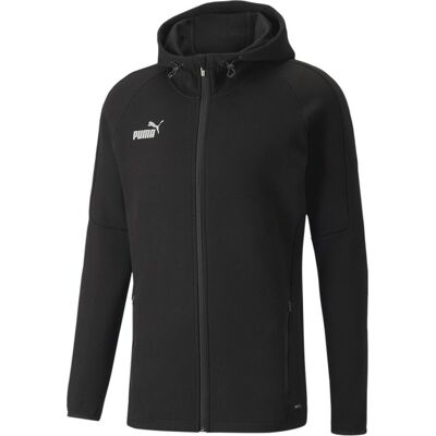 Puma Herren, Trainingsjacken, teamFINAL Casuals Hooded Jkt (M), Schwarz, M Puma Herren, Trainingsjacken, teamFINAL Casuals Hooded Jkt (M), Schwarz, M