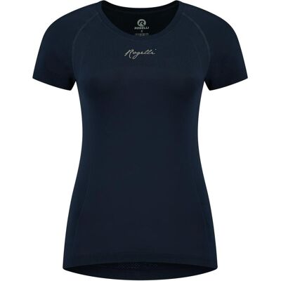 Rogelli, Damen, Sportshirt, Essential Sportshirt Damen - Technisches Kurzarm-Sport-T-Shirt - Blau (M), Blau, M Rogelli, Damen, Sportshirt, Essential Sportshirt Damen - Technisches Kurzarm-Sport-T-Shirt - Blau (M), Blau, M