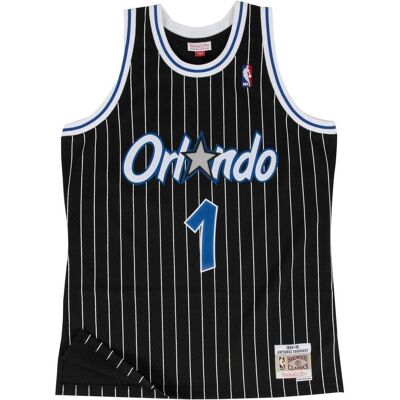 Mitchell & Ness, Herren, Sportshirt, NBA Orlando Magic Penny Hardaway Trikot Herren (M), Blau, Schwarz, M Mitchell & Ness, Herren, Sportshirt, NBA Orlando Magic Penny Hardaway Trikot Herren (M), Blau, Schwarz, M
