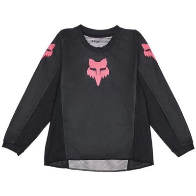 Fox, Mädchen, Velotrikot, Kids Girls Blackout Jersey (M), Schwarz, M Fox, Mädchen, Velotrikot, Kids Girls Blackout Jersey (M), Schwarz, M