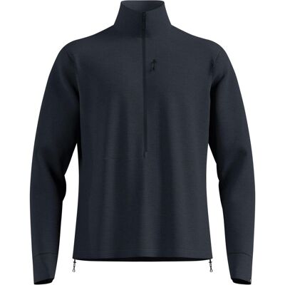 Odlo, Herren, Funktionsshirt, Grid Fleece (XXL), Schwarz, XXL Odlo, Herren, Funktionsshirt, Grid Fleece (XXL), Schwarz, XXL