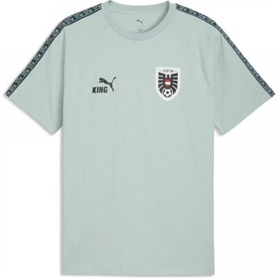 Puma Herren, Sportshirt, ÖFB KING Tee (XS), Schwarz, Grün, XS Puma Herren, Sportshirt, ÖFB KING Tee (XS), Schwarz, Grün, XS
