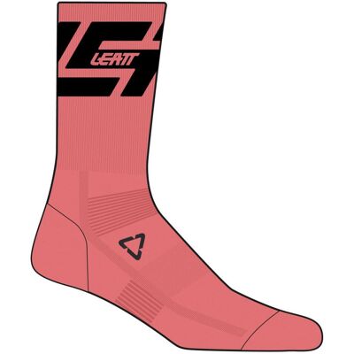 Leatt, Herren, Sportsocken, MTB Endurance Socks neon pink SM (38 - 42), Pink Leatt, Herren, Sportsocken, MTB Endurance Socks neon pink SM (38 - 42), Pink