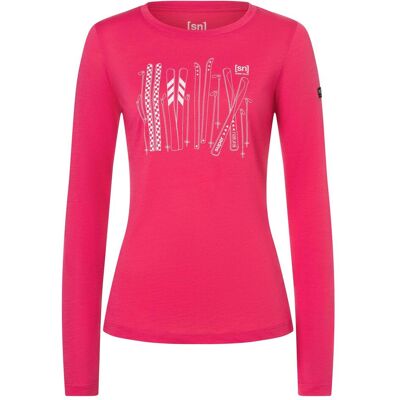 Super Natural, Damen, Funktionsshirt, Fourski (S), Pink, S Super Natural, Damen, Funktionsshirt, Fourski (S), Pink, S