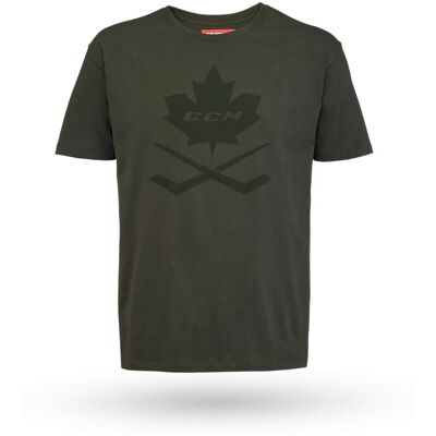 CCM, Sportshirt, Leaf Tee SR T-Shirt (S, Grün) (S), Grün, S CCM, Sportshirt, Leaf Tee SR T-Shirt (S, Grün) (S), Grün, S