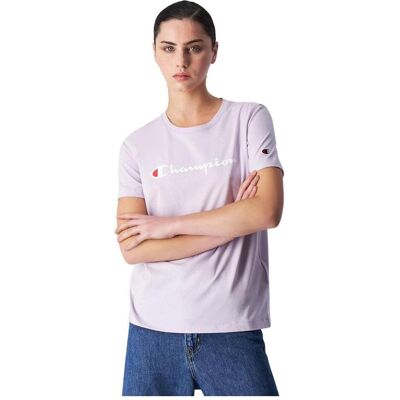 Champion, Damen, Sportshirt, Koszulka damska SS Tee fioletowa 117534 VS057 L (L), Violett, L Champion, Damen, Sportshirt, Koszulka damska SS Tee fioletowa 117534 VS057 L (L), Violett, L