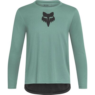 Fox, Unisex, Velotrikot, Yth Ranger LS Jersey Head (152, 158), Grün, Türkis, 152, 158 Fox, Unisex, Velotrikot, Yth Ranger LS Jersey Head (152, 158), Grün, Türkis, 152, 158