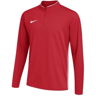 Nike, Herren, Sportshirt, rotes Herren-Sweatshirt mit Park-Drill-Oberteil (XS), Rot, XS Nike, Herren, Sportshirt, rotes Herren-Sweatshirt mit Park-Drill-Oberteil (XS), Rot, XS