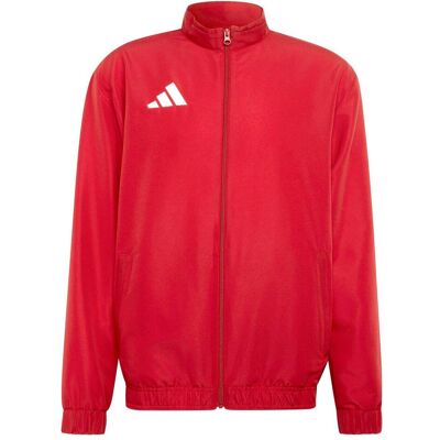 Adidas Herren, Trainingsjacken, rotes Herren-Sweatshirt für die Entrada-Präsentation (M), Rot, Weiss, M Adidas Herren, Trainingsjacken, rotes Herren-Sweatshirt für die Entrada-Präsentation (M), Rot, Weiss, M