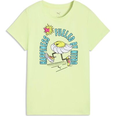 Puma Damen, Sportshirt, W Run Nitro Graphic Tee (M), Grün, M Puma Damen, Sportshirt, W Run Nitro Graphic Tee (M), Grün, M