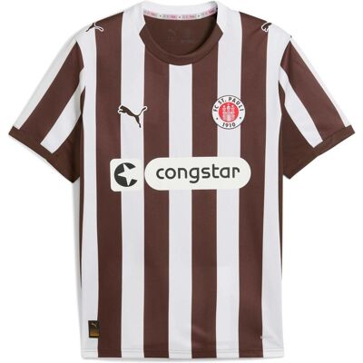 Puma Herren, Fussballtrikot, FCSP Home Jersey (XXL), Weiss, Braun, XXL Puma Herren, Fussballtrikot, FCSP Home Jersey (XXL), Weiss, Braun, XXL