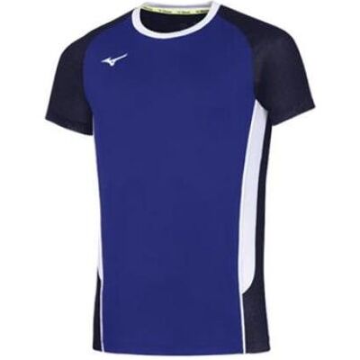 Mizuno, Herren, Sportshirt, HighKyu Premium T-Shirt (XL), Blau, XL Mizuno, Herren, Sportshirt, HighKyu Premium T-Shirt (XL), Blau, XL