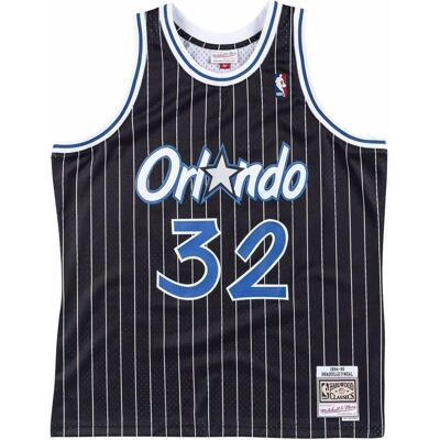 Mitchell & Ness, Herren, Sportshirt, Swingman Jersey Orlando Magic 199495 Shaquille O'neal (S), Schwarz, S Mitchell & Ness, Herren, Sportshirt, Swingman Jersey Orlando Magic 199495 Shaquille O'neal (S), Schwarz, S