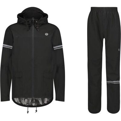 Agu, Unisex, Velojacke, Original Regenpak Essential - Zwart - XXL - Dames & Heren - Waterdicht & Ademend (XXL), Schwarz, XXL Agu, Unisex, Velojacke, Original Regenpak Essential - Zwart - XXL - Dames & Heren - Waterdicht & Ademend (XXL), Schwarz, XXL